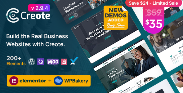 Creote - Corporate & Consulting Business WordPress Theme