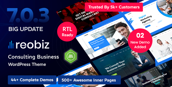 Reobiz - Consulting Business WordPress Theme