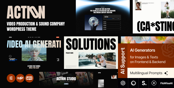 Action - Video Production & Sound Company WordPress Theme