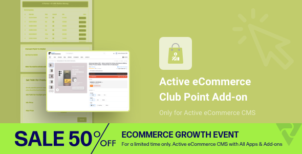 Active eCommerce Club Point Add-on
