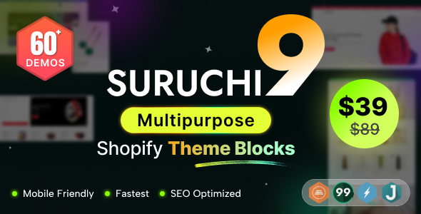 Suruchi - Multipurpose Shopify Theme OS 3.0 (Theme Block)