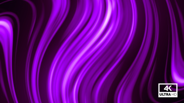 Abstract Twisted Purple Color Trendy Liquid Wavy 4k Background Looped V7