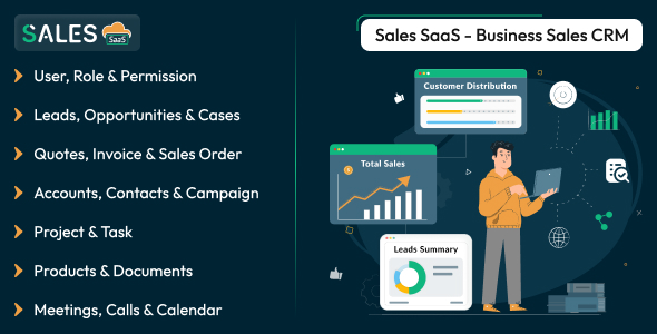 Sales SaaS - Business Sales CRM