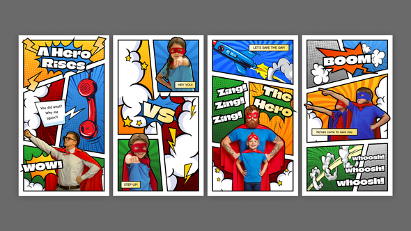 Comic Multiscreen Split