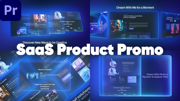 SaaS Product Promo MOGRT - Universal Website Promo