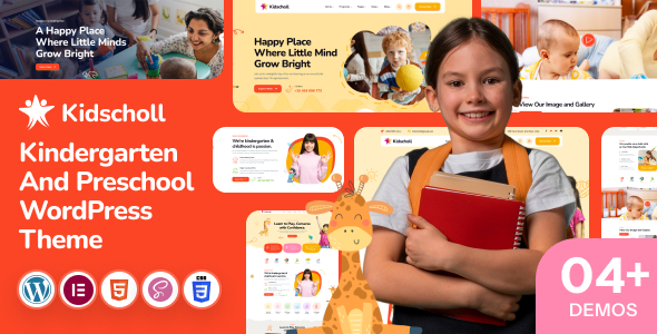 Kidscholl – Kindergarten & Preschool WordPress Theme
