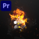 Burning Fire Logo Reveal - Premiere Pro - VideoHive Item for Sale