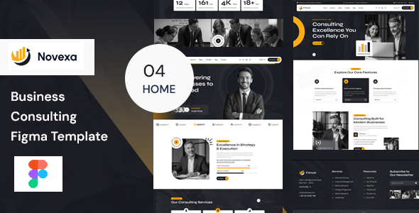 Novexa - Business Consulting Figma Template