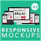  Flat Responsive Screen Mockups V.2 - GraphicRiver Item for Sale