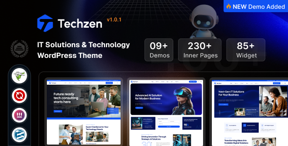 Techzen – IT Solutions & Technology WordPress Theme