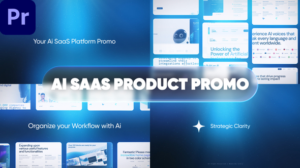 SaaS Promo MOGRT - Ai Website Promo Teaser
