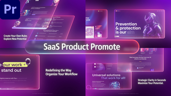 SaaS Product Promo MOGRT - Website Demonstrate