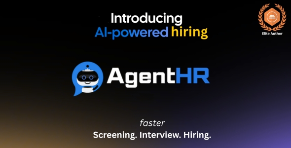 AgentHR – AI-Powered Recruitment & HR SaaS for Screening, Interviews & Hiring