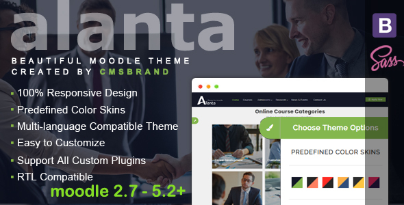 Alanta - Responsive Premium Moodle Theme