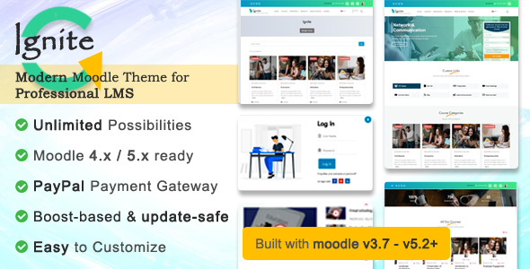 Ignite – Modern Moodle Theme for Professional LMS