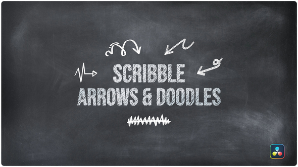 Hand Drawn Scribble Arrows and Doodles DaVinci Resolve