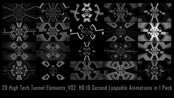 High Tech Tunnel Elements  V02 alt