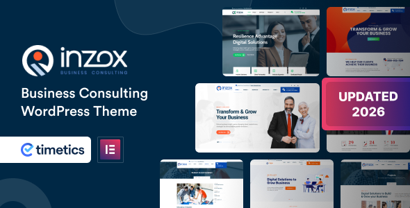 Inzox - Business Consulting WordPress Theme