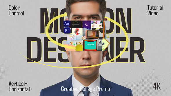 Motion Designer Intro | Creative Portfolio Collage