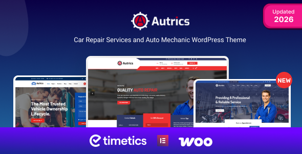 Autrics | Car Services and Auto Mechanic WordPress Theme