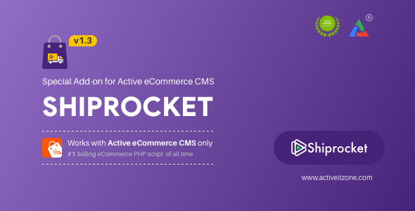 Active eCommerce Shiprocket Add-on
