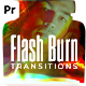 Film Burn & Analog Flash Transitions for Premiere Pro | Retro Light Leak and Glitch Pack - VideoHive Item for Sale
