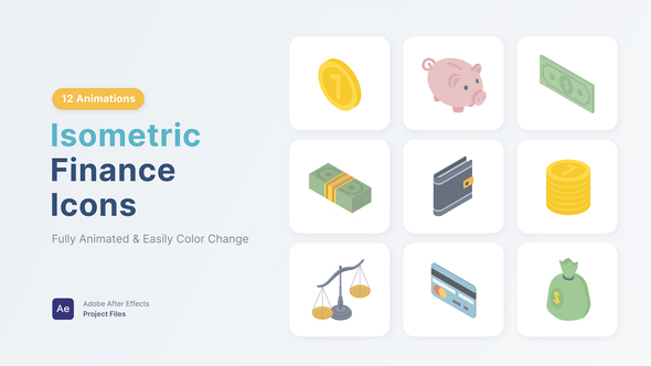 Isometric Finance Icons
