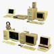Retro Computers and Electronics Pack M1 - 3DOcean Item for Sale