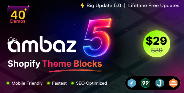 Ambaz -  Multipurpose Shopify Theme OS 3.0 (Theme Block)