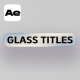 Liquid Glass Titles - VideoHive Item for Sale