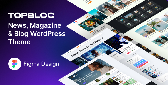 Topblog - Blog & Magazine Figma Template