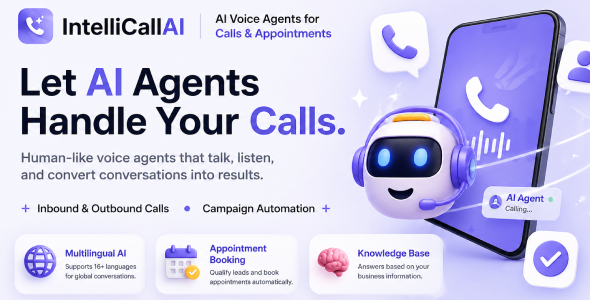 IntelliCall AI – AI Voice Agents for Lead Automation, Appointment Booking & Call Campaigns SaaS