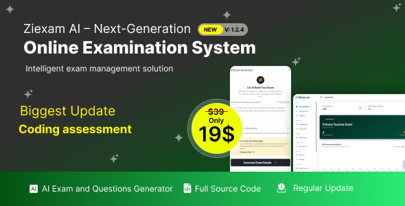 Ziexam AI – Next-Generation Online Examination System SaaS Platform