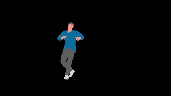 2D Cartoon Male Dance Loop alt