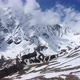 Flight above snowcapped mountains near Elbrus - VideoHive Item for Sale