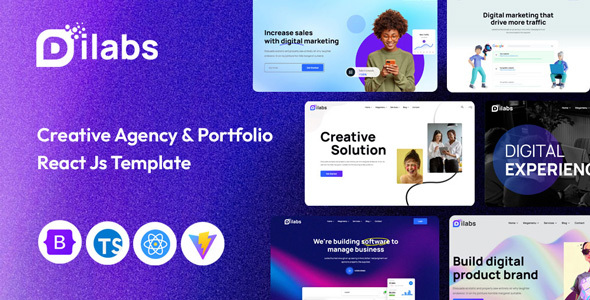 Dilabs - Creative Agency & Startup React Js Template