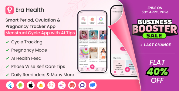 Era Health – Smart Period, Ovulation & Pregnancy Tracker App | Menstrual Cycle App with AI Tips