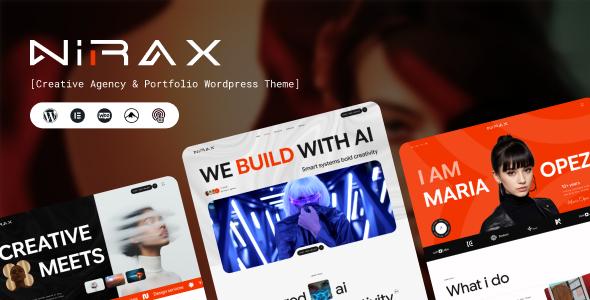 Nirax - Creative Agency & Portfolio WordPress Theme