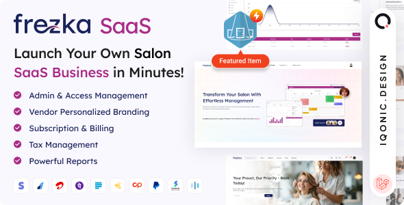 Frezka Saas - White Label Spa & Salon Management Software