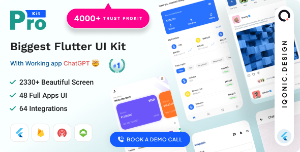 ProKit - Complete Flutter UI Kit with ChatGPT App
