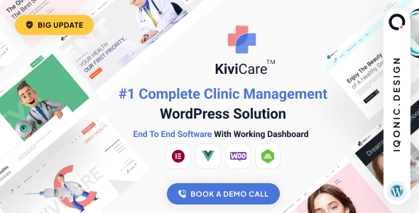 KiviCare - Medical & Health WordPress Theme for Clinics