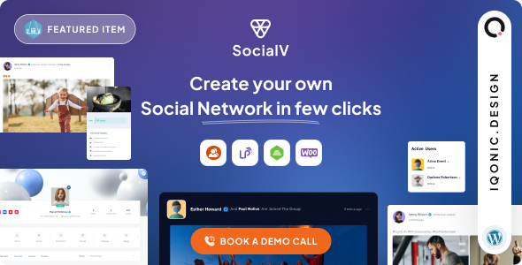 SocialV - WordPress Social Network Theme for Communities