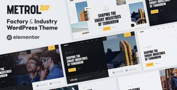 Metrol - Factory & Industry WordPress Theme