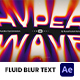 Fluid Blur Text Animation - VideoHive Item for Sale
