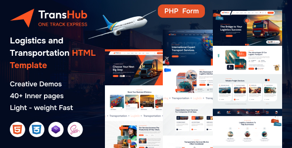 TransHub - Transportation & Logistics HTML Template