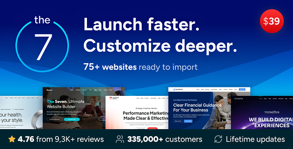 The7 — Ultimate WordPress & WooCommerce Theme