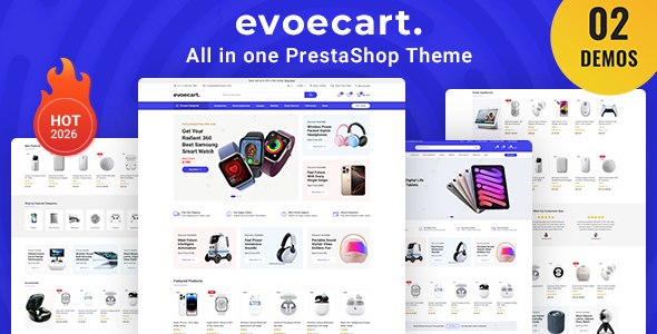 Evoecart - All In One Multipurpose Prestashop theme