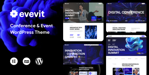 Evevit – Conference & Event WordPress Theme