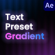 Text Gradient Preset Animation - VideoHive Item for Sale