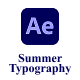 Dynamic Summer Typography Effect - VideoHive Item for Sale